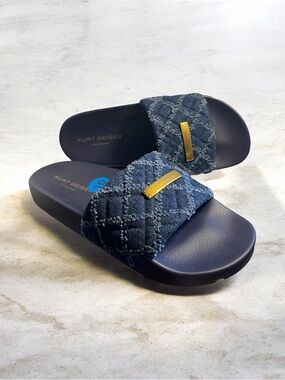 Kurt Geiger London “Brixton Plate Slides” Women’s Size 10 - NWT**